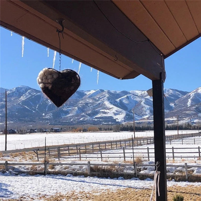 Hanging Garden Ornament | Heart-Shaped Handmade & Lightweight