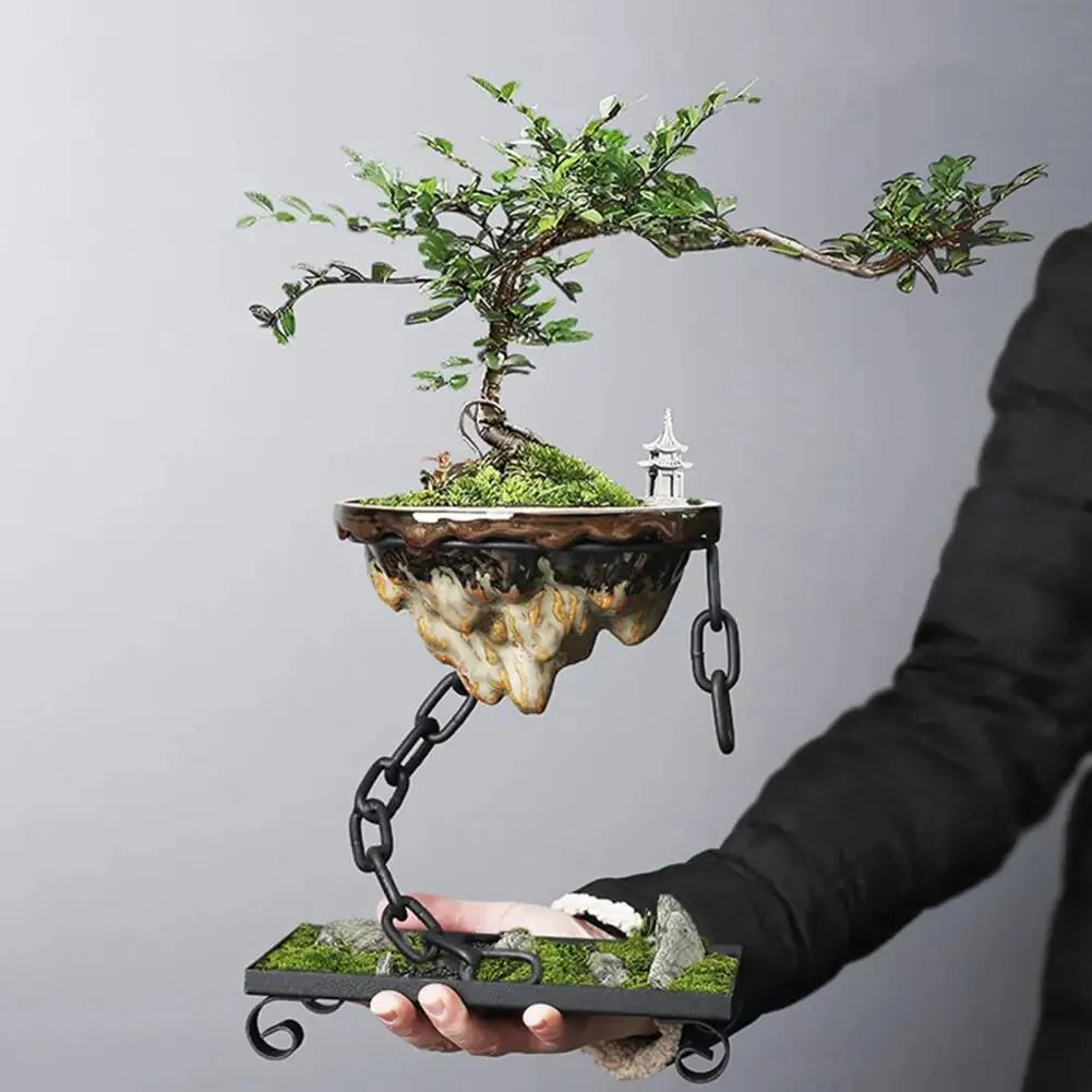 Hanging Planter | Chain Suspension & Drainage