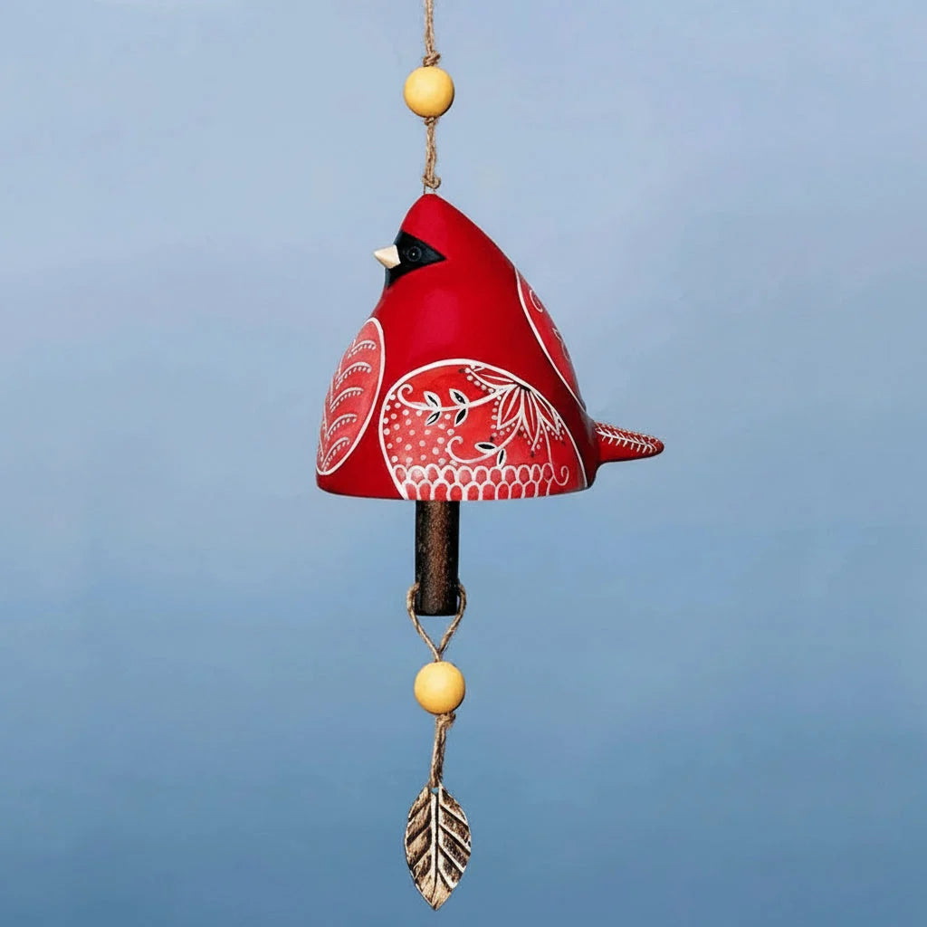 Hanging Wind Chime | Resin Bird & Soothing Sound | Six Designs