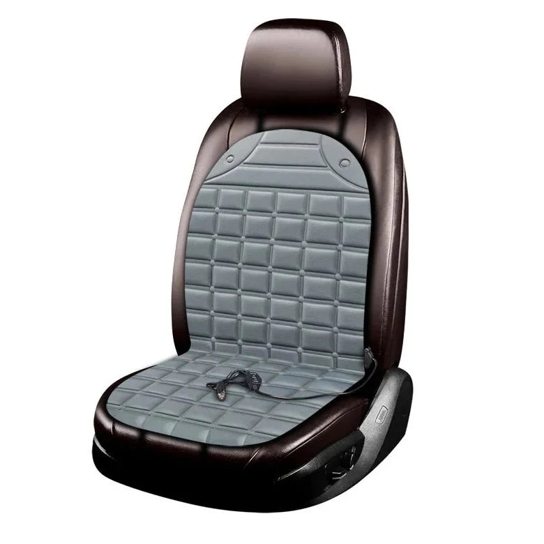 Heated Car Seat Cushion | Adjustable Temperature Control & Anti-Slip Backing | 12V Vehicle Power
