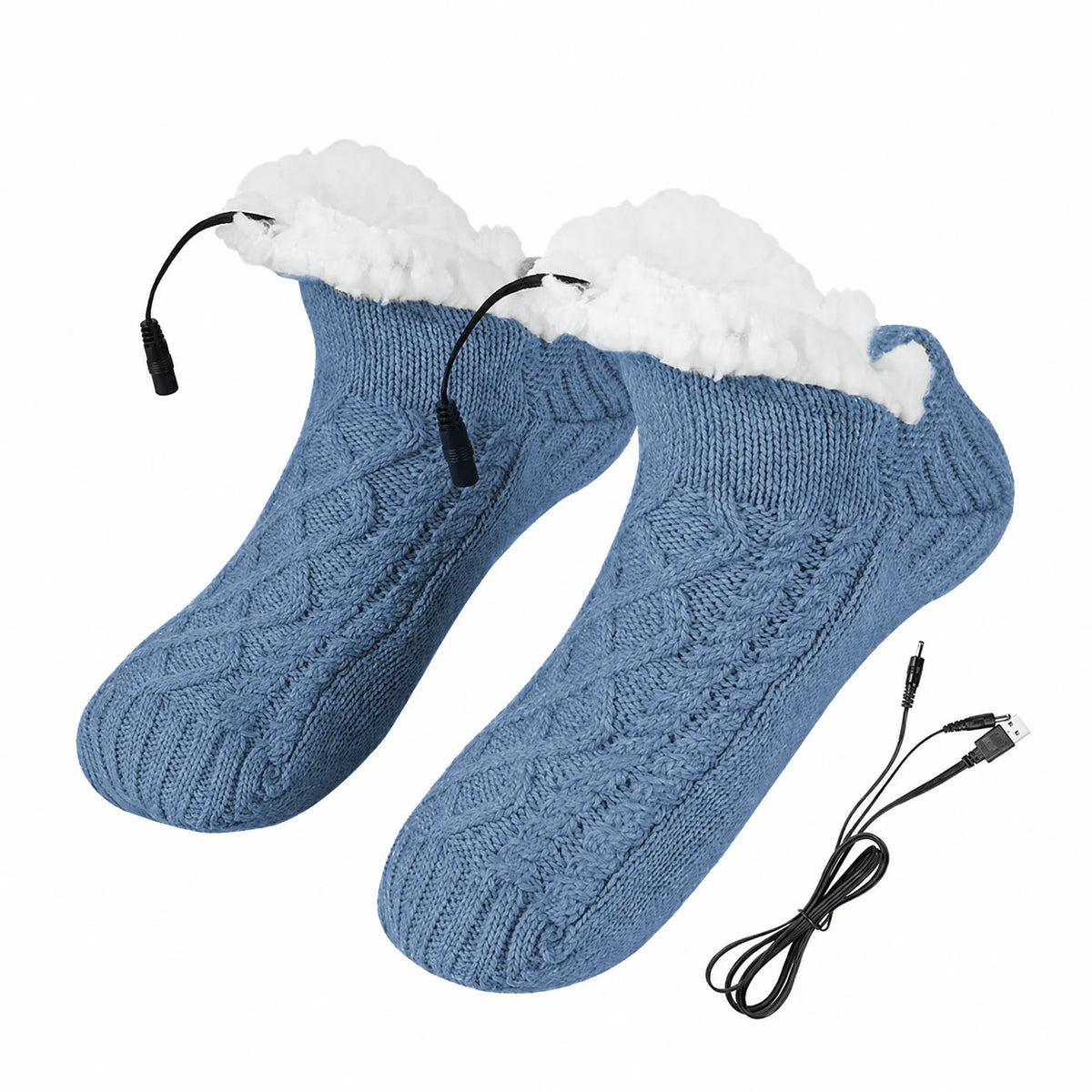 Heated Slipper Socks | USB-Powered & Non-Slip | One Size Fits Most