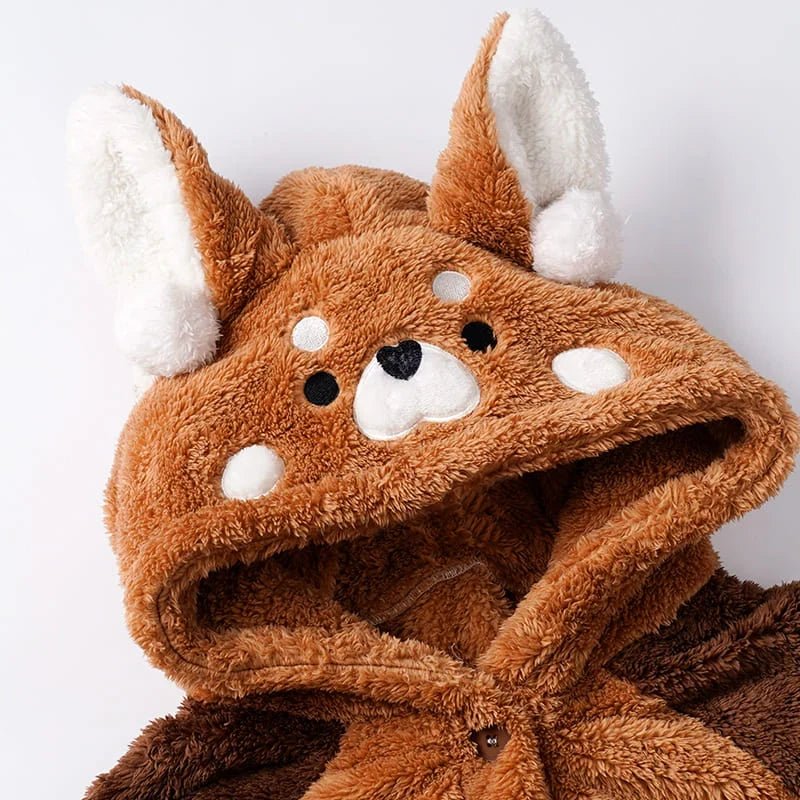 Hooded Robe | Detachable Tail & Soft Polyester