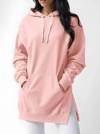 Hoodie Dress | Cotton & Plush Lined | Oversized Fit