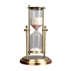 Hourglass | Rotating Brass & Glass | 15/30/60 Min