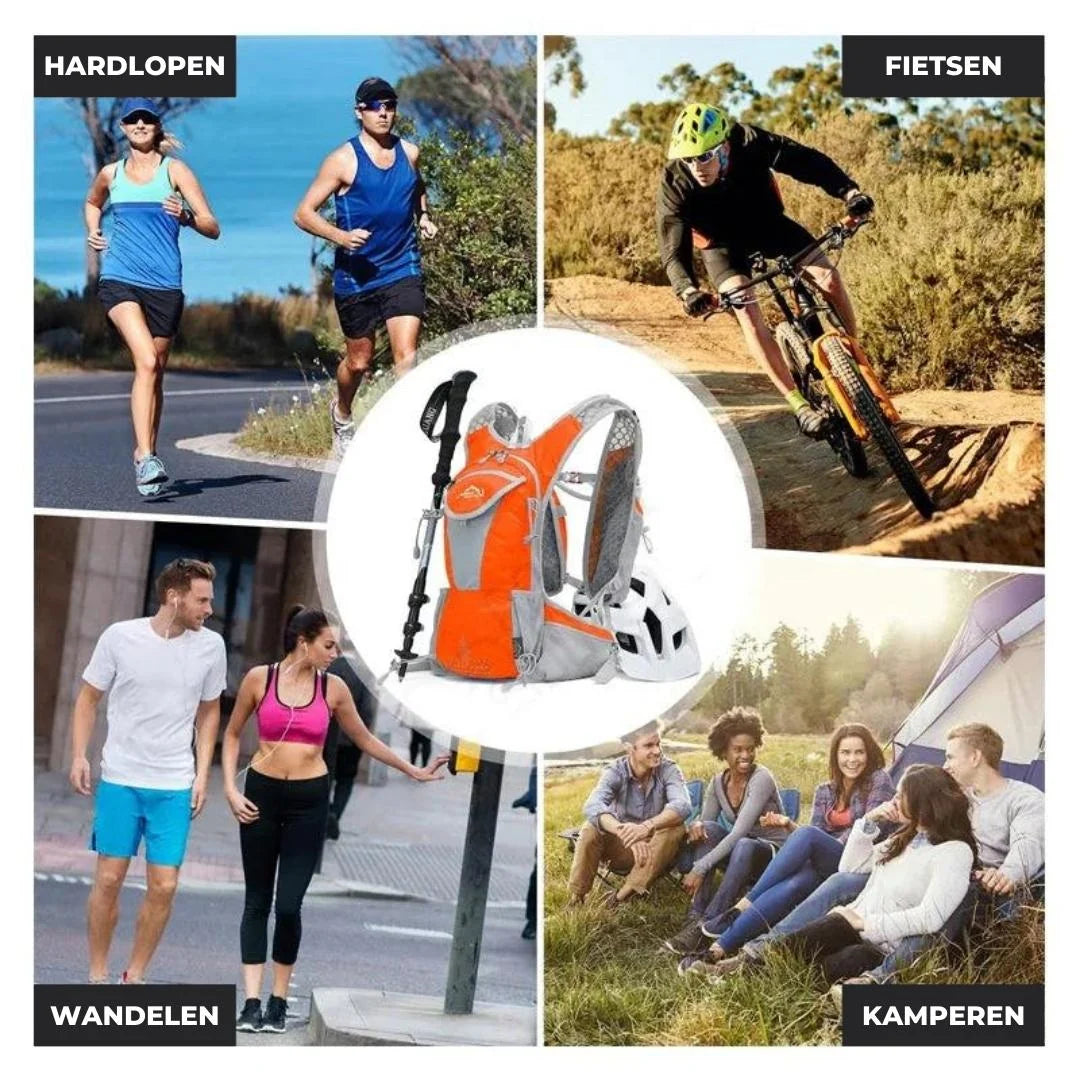 Hydration Backpack | Integrated 2L Bladder & Waterproof