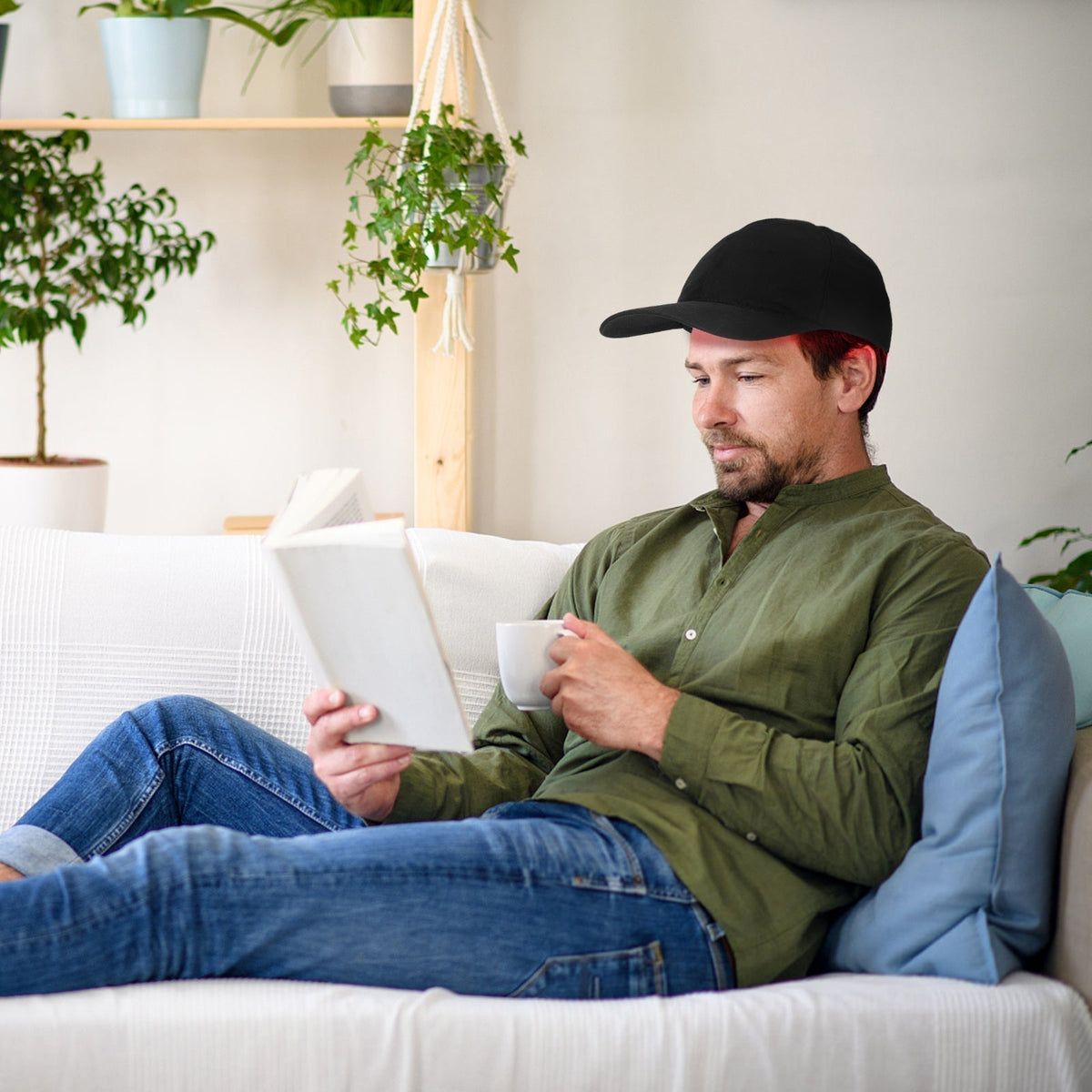 Light Therapy Cap | Infrared Inner Panels | Adjustable Strap