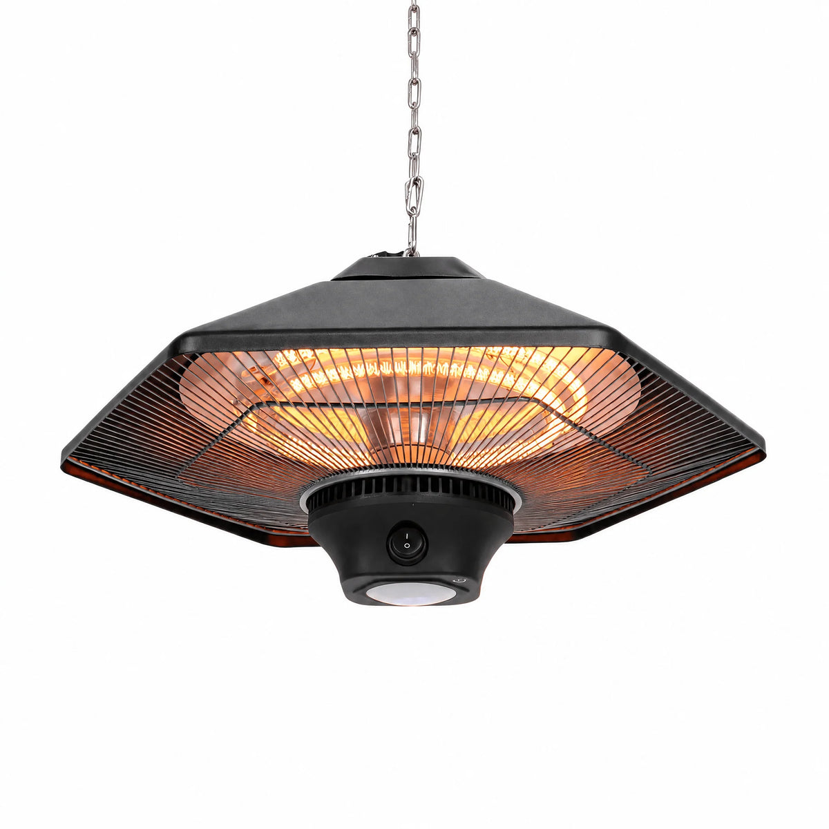 Infrared Patio Heater | Ceiling-Mounted & Remote-Controlled | Carbon Fiber Heating Element