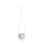 Hanging Plant Pot Holder | Open Iron Frame | Metal Chain