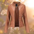Jacket | Premium Leather & Stand-Up Collar