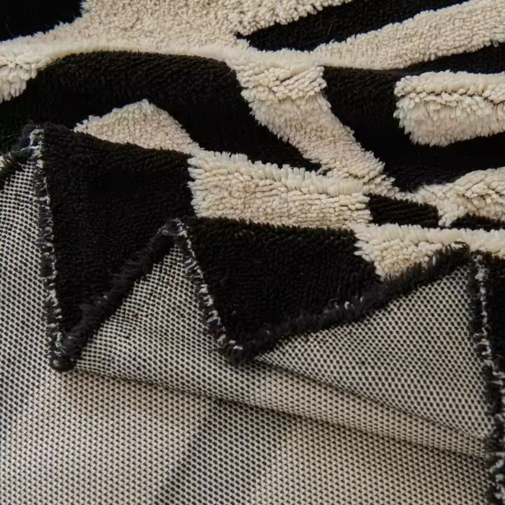 Sofa Cover | Maze Jacquard Microfiber Blend | Stitched Edges