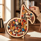 Jigsaw Puzzle | Instrument-Shaped & Solid Wood