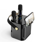 Karaoke Speaker | Bluetooth & Dual Microphone Inputs | Built-In Subwoofer