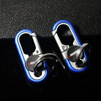 Keychain | Double-Ring Hook & Secure | Zinc Alloy