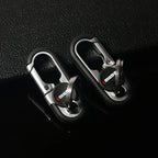 Keychain | Double-Ring Hook & Secure | Zinc Alloy