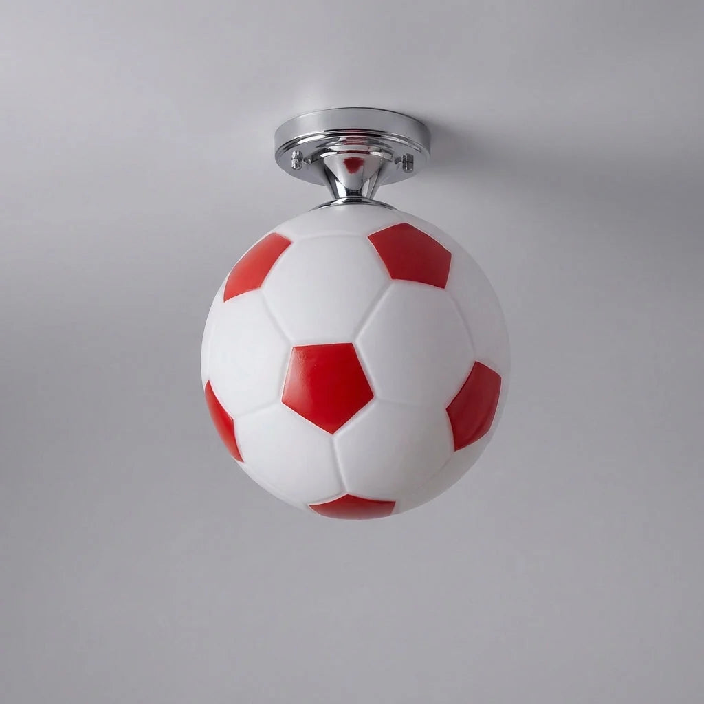 Kids Ceiling Light | Sports-Themed & Adjustable Suspension | E26 Socket
