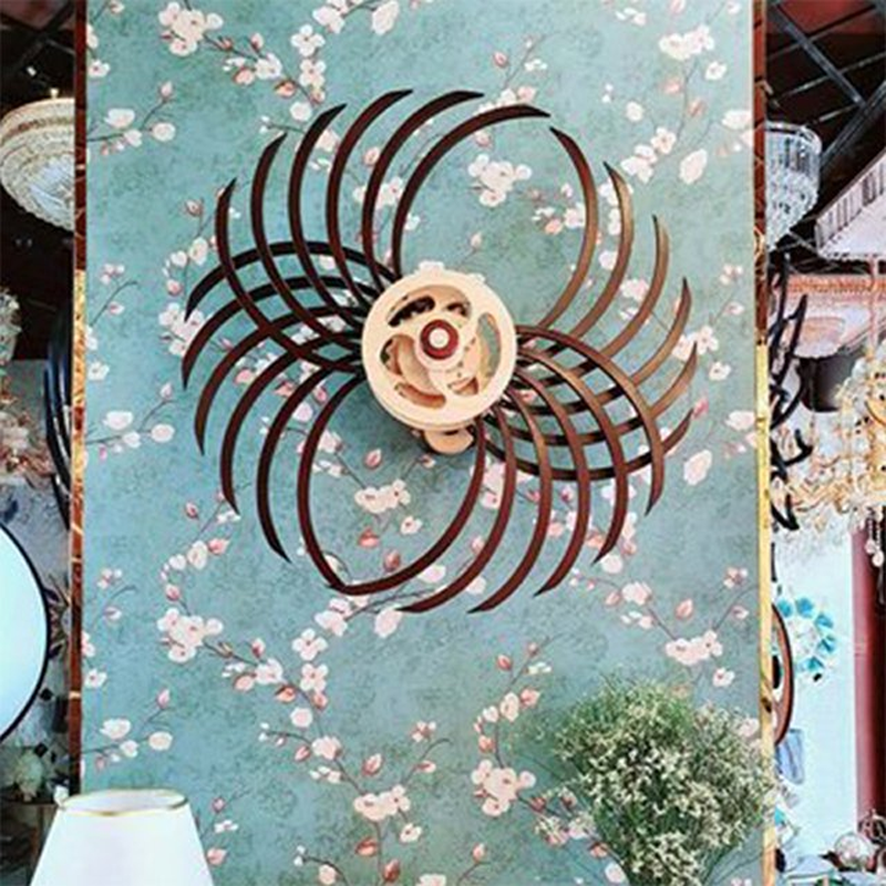 Kinetic Sculpture | Wind-Up Spring & Wooden Construction