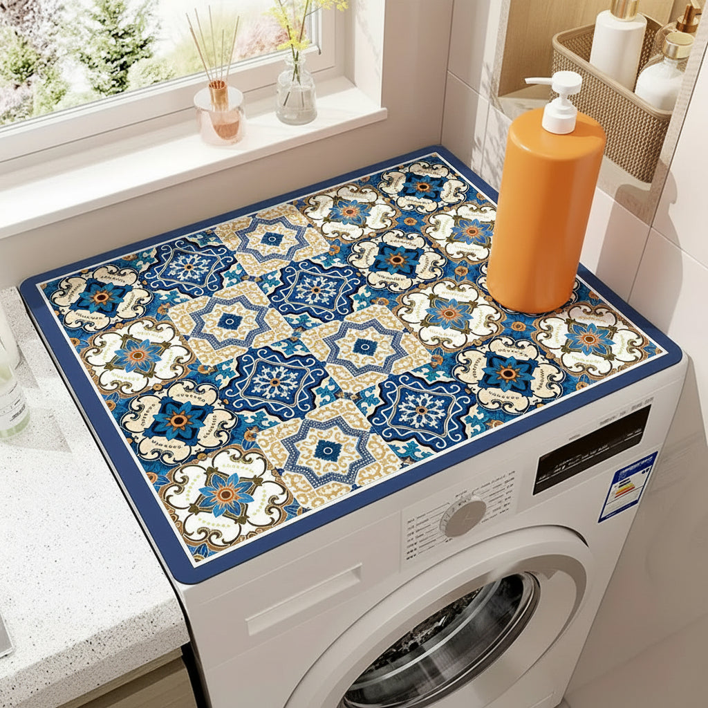 Kitchen Appliance Mat | Microfiber Top & Non-Slip Backing