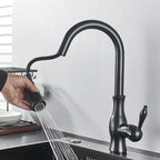 Kitchen Faucet | Pull-Out Spray Head & Copper Finish