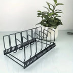Kitchen Rack | Durable Iron & Adjustable Slots | 12–23 In