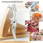 Kitchen Shears | Heavy-Duty Stainless Steel & Safety Lock