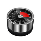 Kitchen Timer | Mechanical Stainless Steel & Magnetic Base | 59-Minute