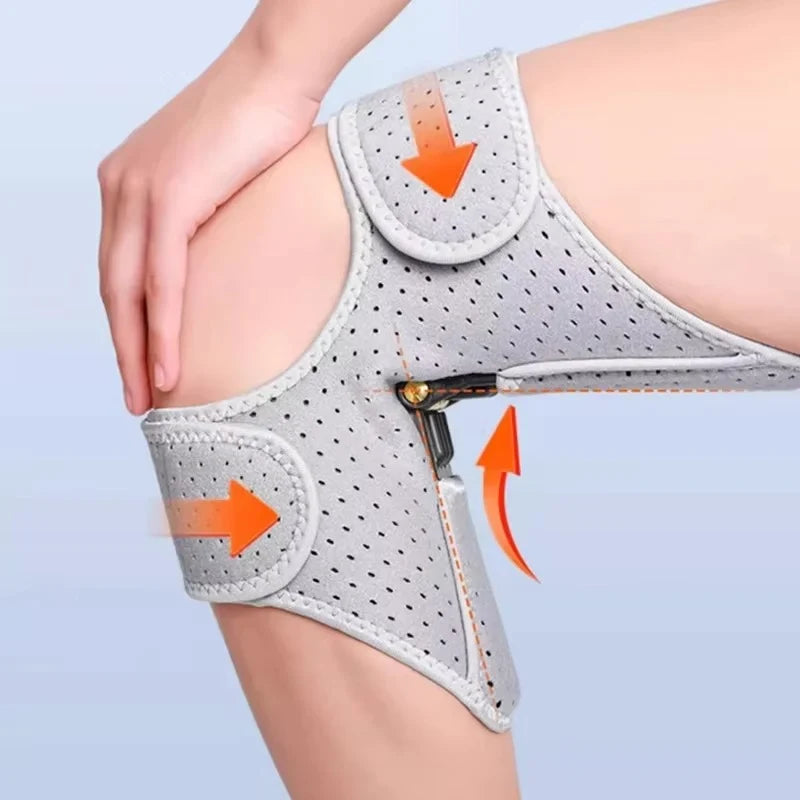 Knee Brace | Spring-Loaded Support & Adjustable Fit