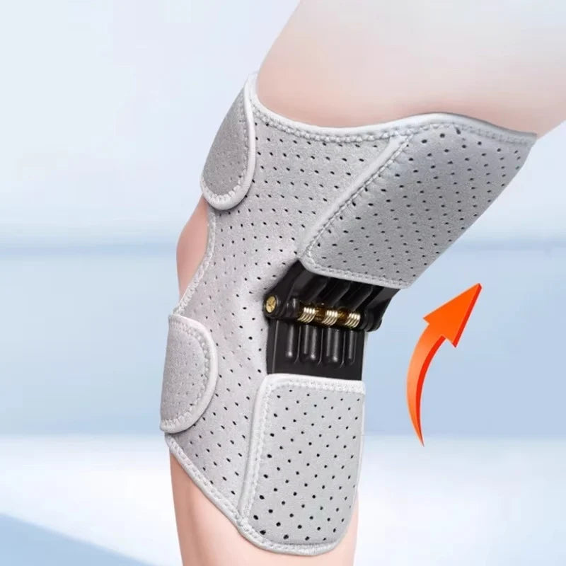 Knee Brace | Spring-Loaded Support & Adjustable Fit