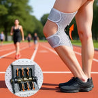 Knee Brace | Spring-Loaded Support & Adjustable Fit