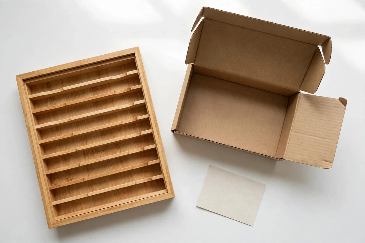Knife Drawer Organizer | Solid Bamboo & Space-Saving | 12 Slots