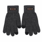 Knitted Winter Gloves | Touchscreen-Compatible & Stretchy | One Size Fits Most