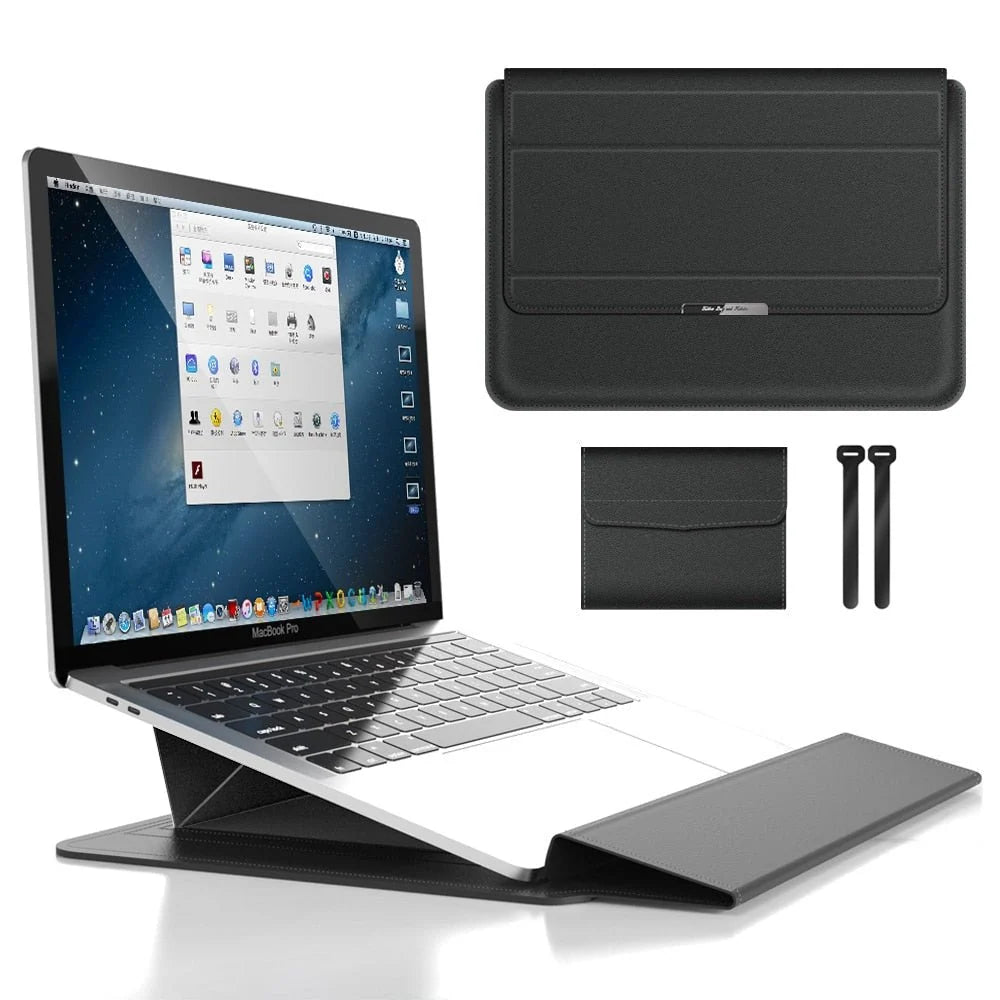 Laptop Bag | Water-Resistant Foldable Stand | Integrated Wrist Rest