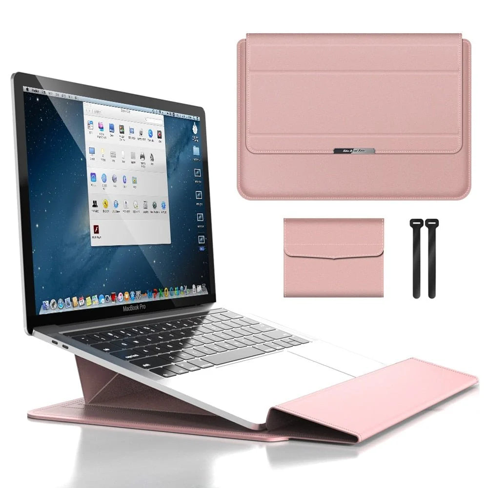 Laptop Bag | Water-Resistant Foldable Stand | Integrated Wrist Rest