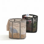Laundry Hamper | Breathable Nylon Mesh | Rope Carry Loops