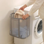 Laundry Hamper | Breathable Nylon Mesh | Rope Carry Loops