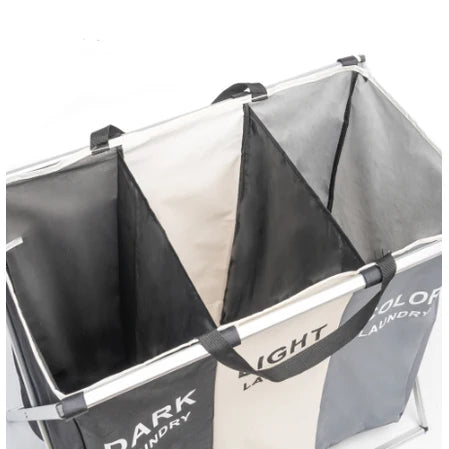 Laundry Hamper | Collapsible 3-Compartment