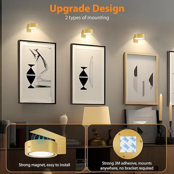 LED Art Light | Magnetic Mount & Remote Control | Adjustable Brightness