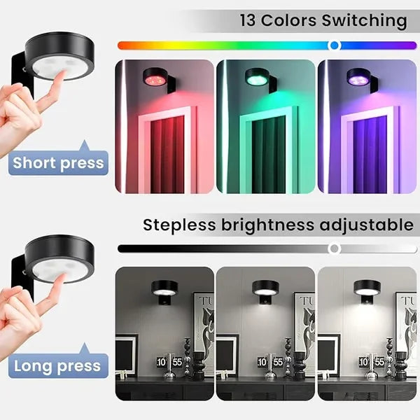 LED Art Light | Magnetic Mount & Remote Control | Adjustable Brightness