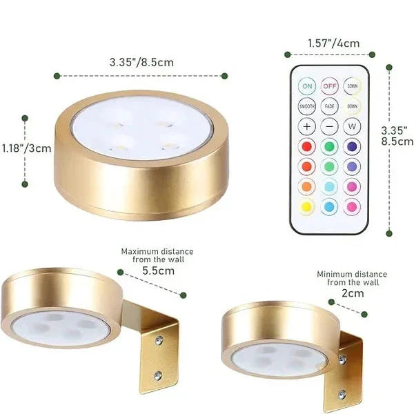 LED Art Light | Magnetic Mount & Remote Control | Adjustable Brightness