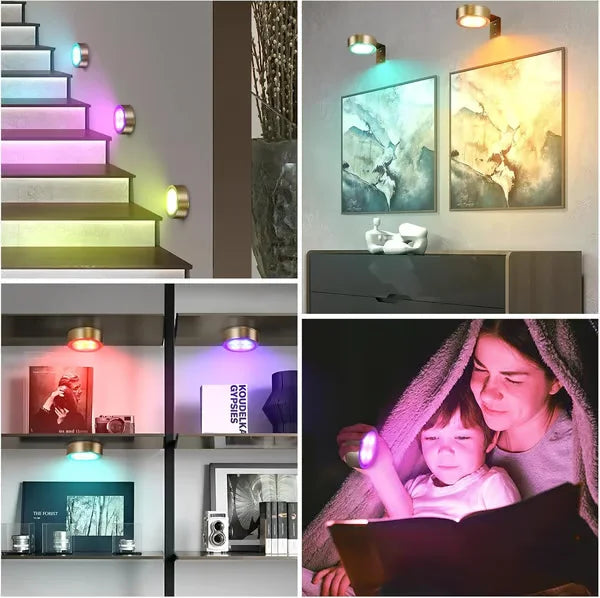 LED Art Light | Magnetic Mount & Remote Control | Adjustable Brightness