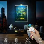 LED Art Light | Magnetic Mount & Remote Control | Adjustable Brightness