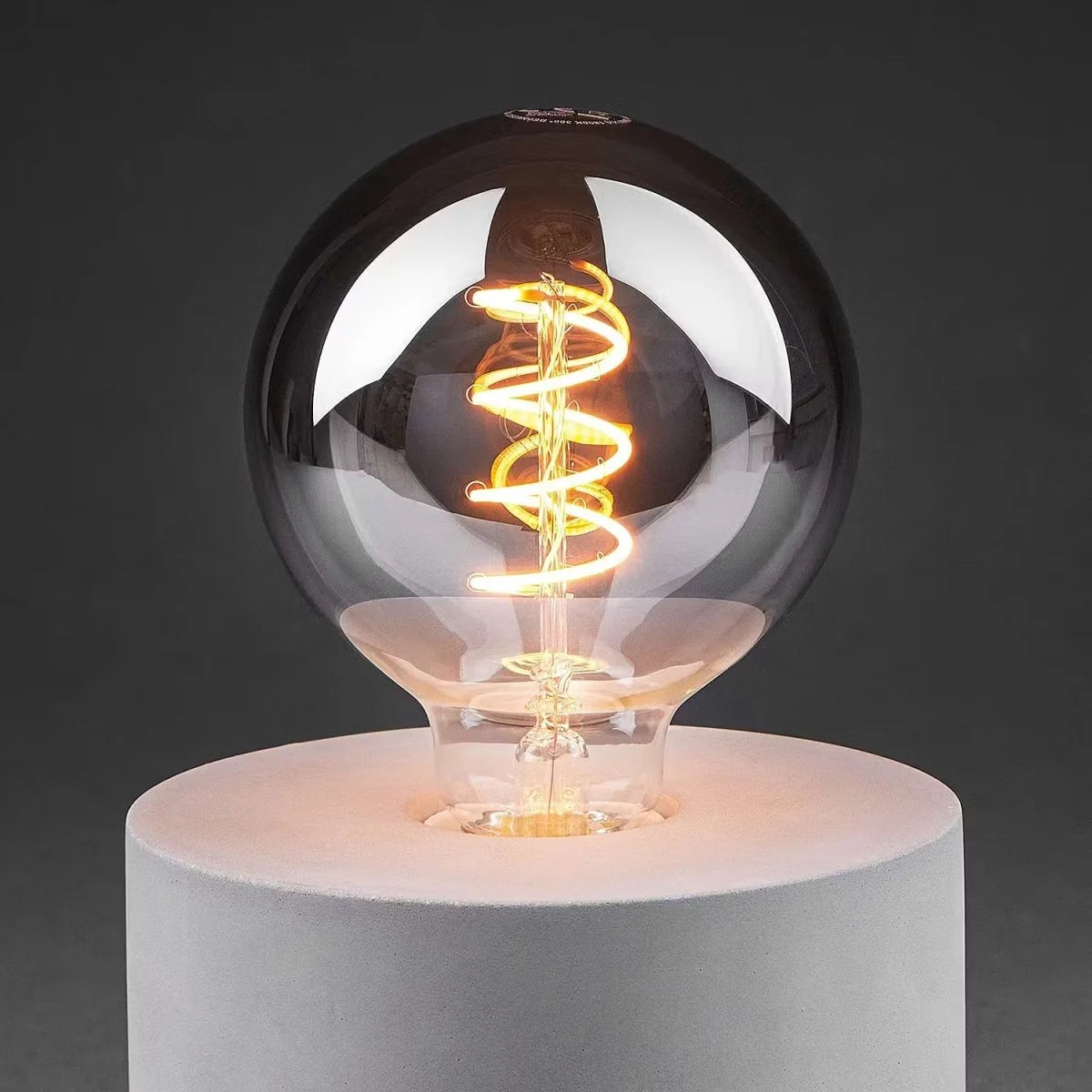 LED Bulb | Smoky Tinted Glass & Filament | E27 Socket