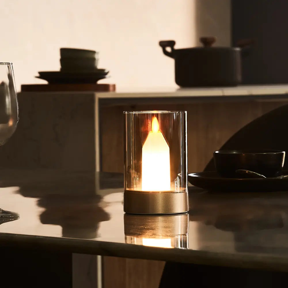 LED Candle Lamp | Gesture-Controlled & Flameless | Flickering Glow
