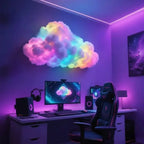 LED Cloud Light | Soft RGB Gradient & App-Controlled | 200 cm Width