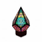 LED Floor Lamp | Boho Starry Sky Projection & USB-Powered