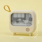 LED Night Light | TV Painting Design & Rechargeable | Up to 120 Min