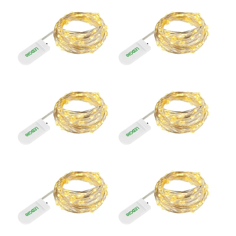 LED String Lights | Flexible Copper Wire & Waterproof | 1.2 M