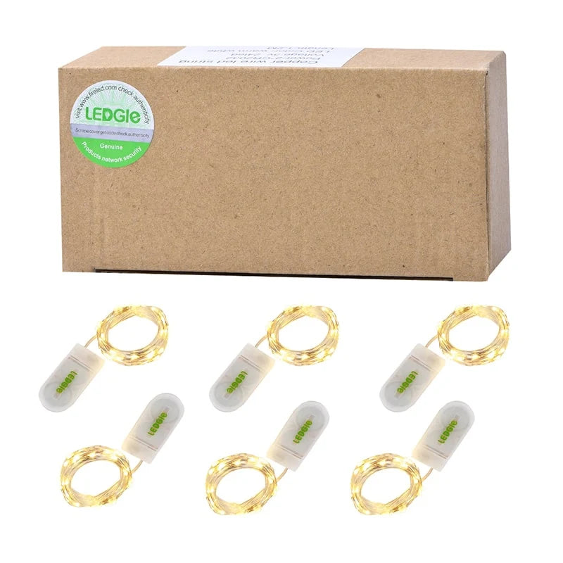 LED String Lights | Flexible Copper Wire & Waterproof | 1.2 M