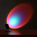 LED Table Lamp | Vintage Sunset Effect & USB Powered