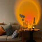 LED Table Lamp | Vintage Sunset Effect & USB Powered