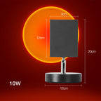 LED Table Lamp | Vintage Sunset Effect & USB Powered